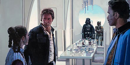 Rodel Gonzalez Star Wars Lando's Betrayal Limited Edition Canvas Giclee
