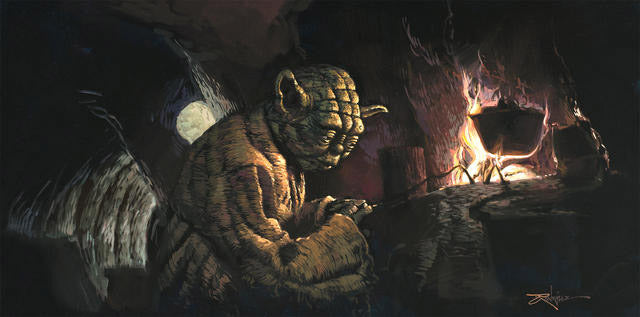 Rodel Gonzalez Star Wars Night Must Fall Limited Edition Canvas Giclee