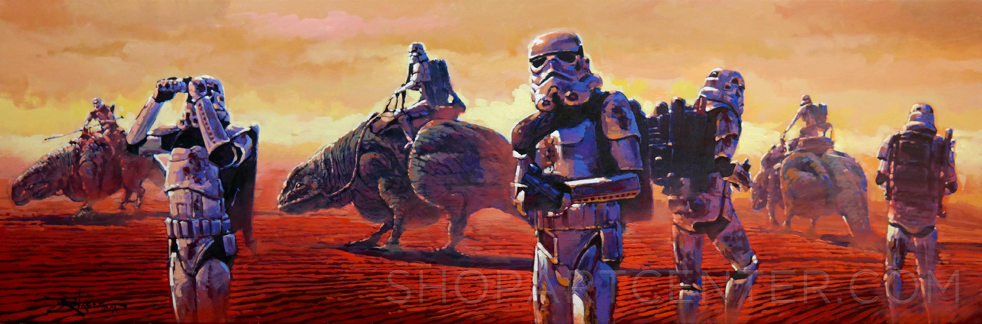 Rodel Gonzalez Star Wars "Sand Trooper" Limited Edition Canvas Giclee