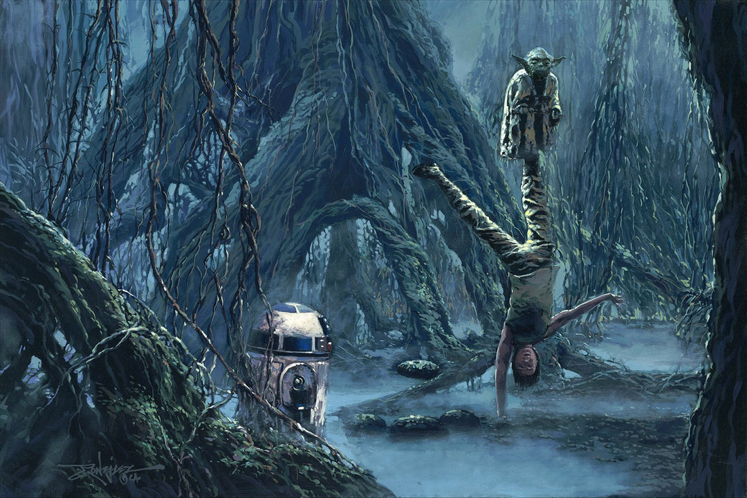 Rodel Gonzalez Star Wars Train you Must Limited Edition Canvas Giclee