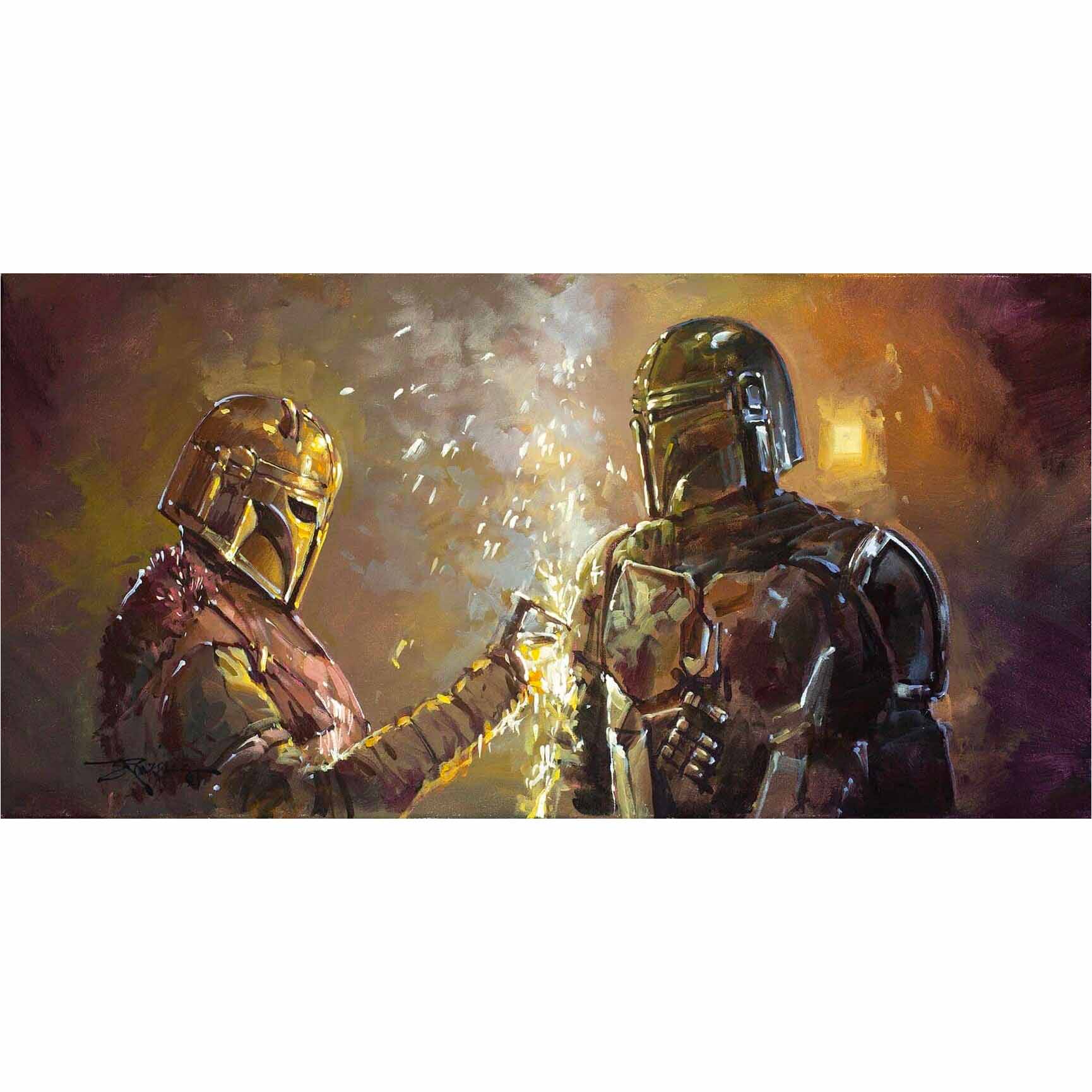 Rodel Gonzalez Star Wars "Made From Beskar" Limited Edition Canvas Giclee