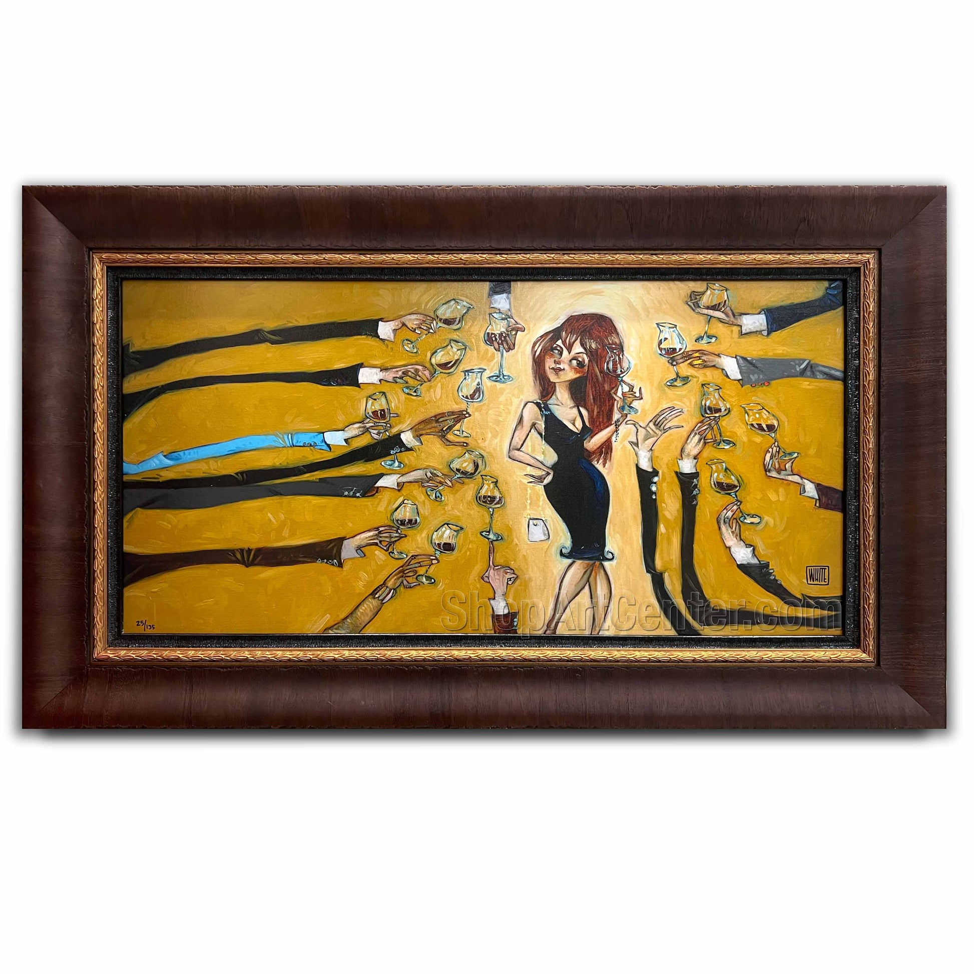 Todd White "Silly Men. Girls Don't Pay Lovingly" Limited Edition Canvas Giclee