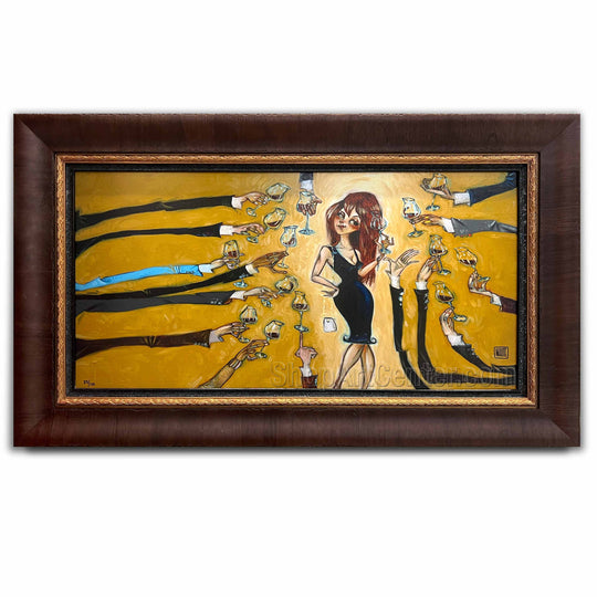Todd White Silly Men. Girls Don't Pay Lovingly Limited Edition Canvas Giclee