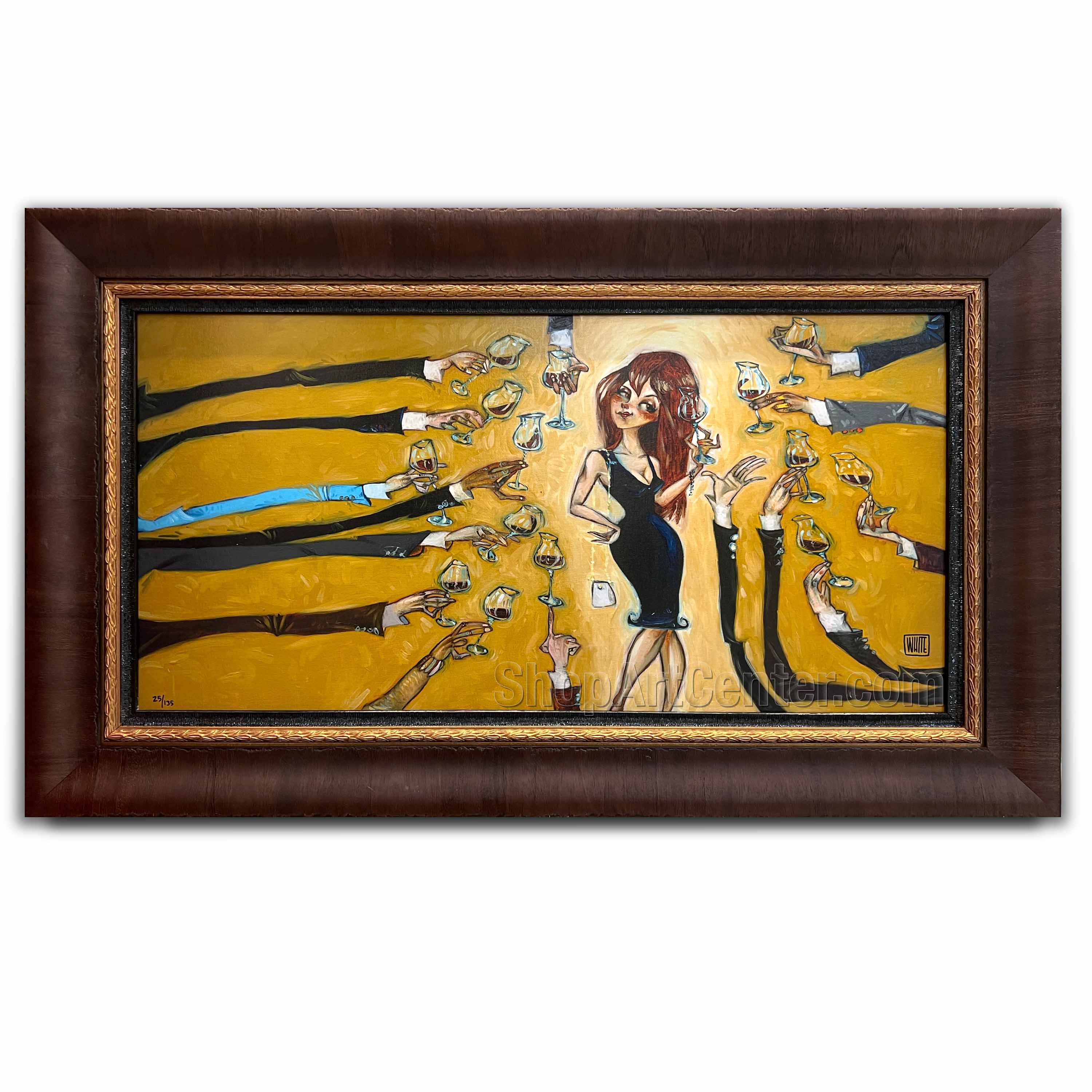 Todd White Silly Men. Girls Don't Pay Lovingly Limited Edition Canvas Giclee