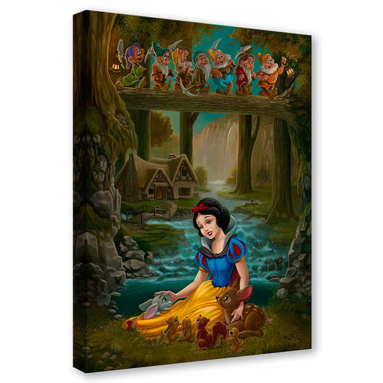Jared Franco Disney Snow White's Sanctuary Limited Edition Canvas Giclee