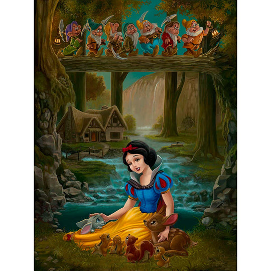 Jared Franco Disney Snow White's Sanctuary Limited Edition Canvas Giclee