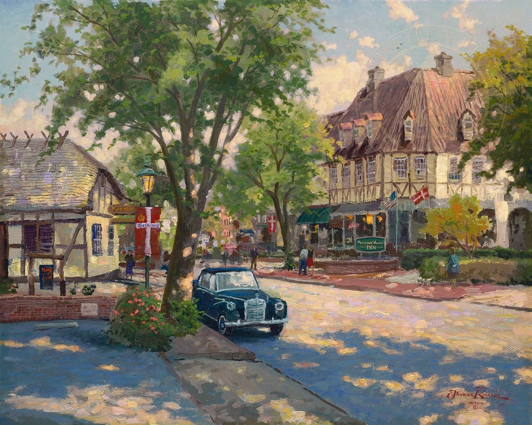 Thomas Kinkade Solvang Limited Edition Canvas Giclee