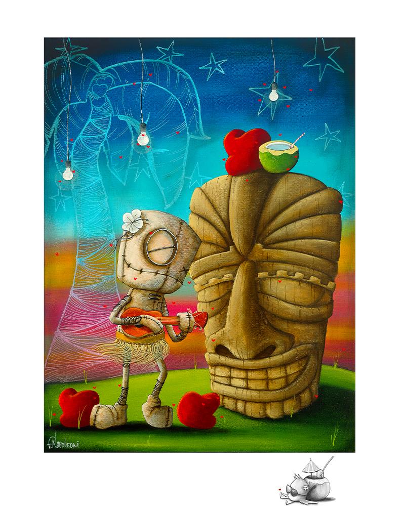 Fabio Napoleoni "Hawaiian Set" Somewhere Over My Rainbow and Relax and Unwind Limited Edition Paper Giclee