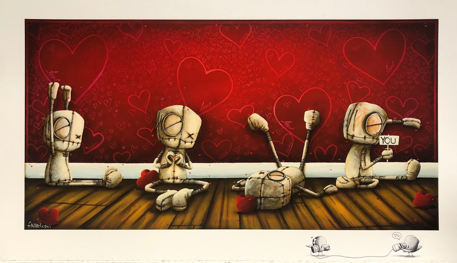 Fabio Napoleoni "Spelling it Out for You" Limited Edition Paper Giclee