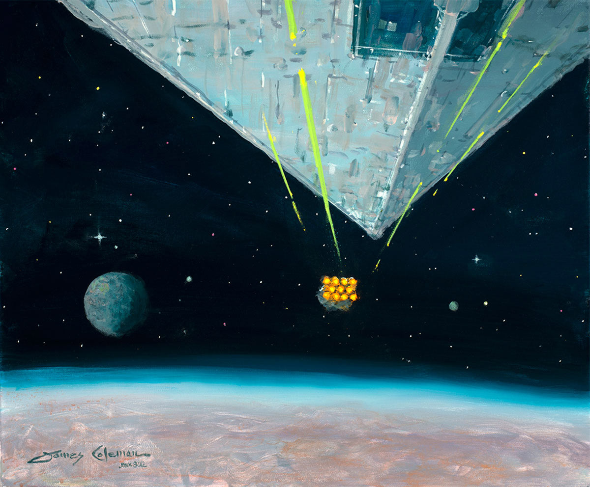 James Coleman Star Wars Imperial Chase Limited Edition Canvas Giclee