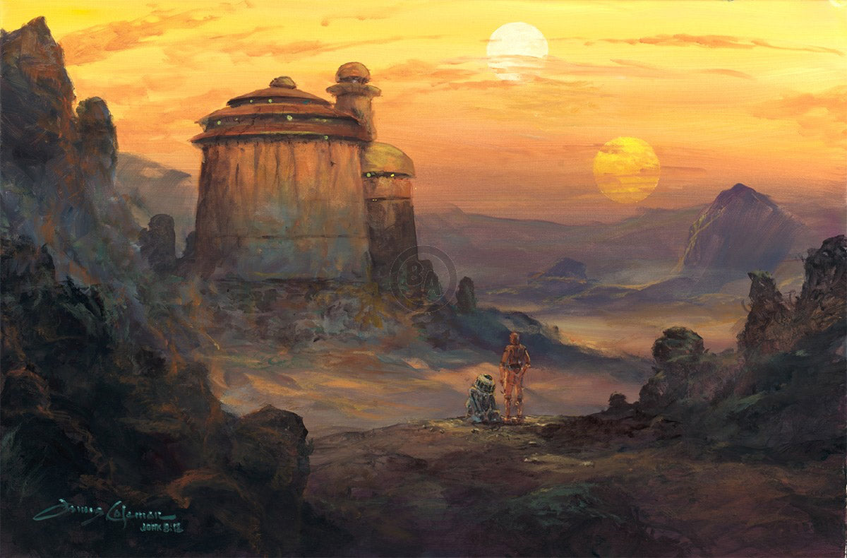 James Coleman Star Wars "Palace in Sight" Limited Edition Canvas Giclee