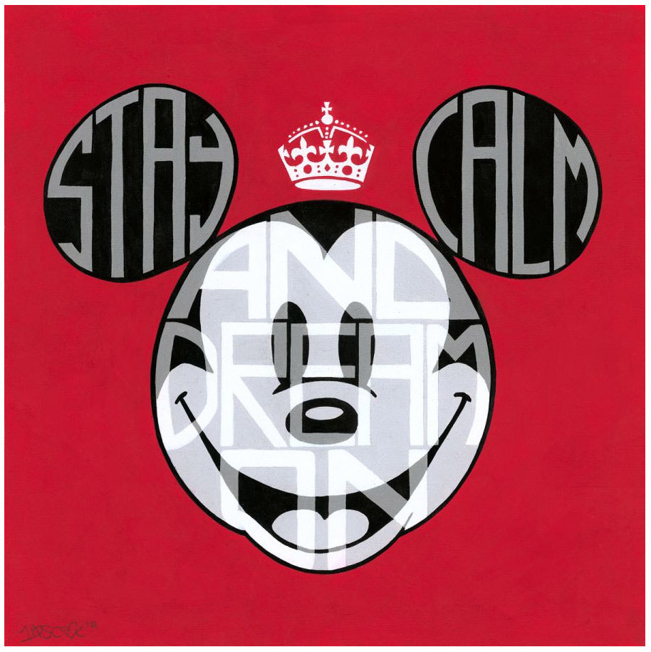 Tennessee Loveless Disney Stay Calm and Dream On Limited Edition Canvas Giclee