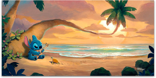 Rob Kaz Disney "Sunset Serenade" Limited Edition Canvas Giclee