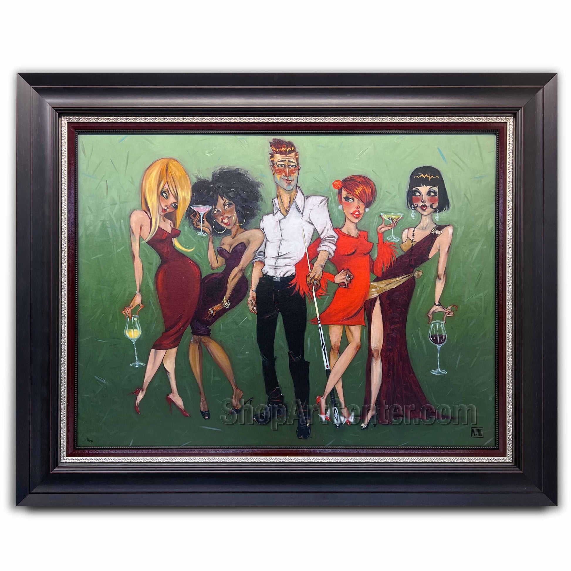 Todd White "Surrounding the Shark" Limited Edition Canvas Giclee