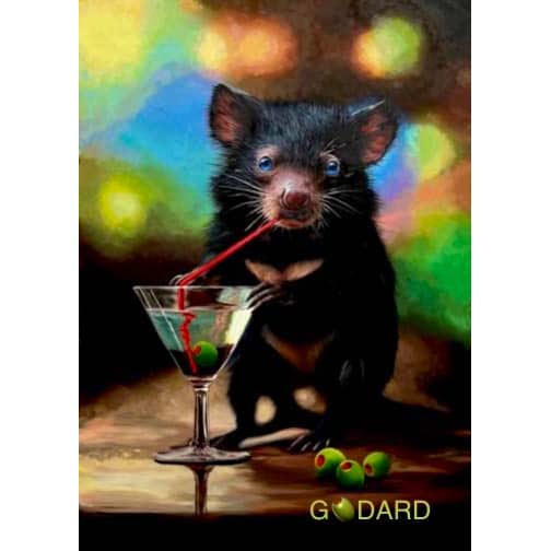 Michael Godard "Tasmanian Devil Title TBD" Limited Edition Canvas Giclee