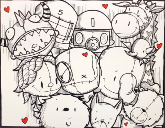 Fabio Napoleoni "The Gang" Limited Edition Paper Giclee