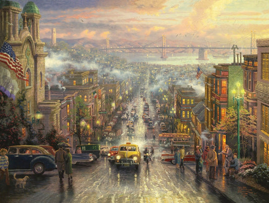 Thomas Kinkade "The Heart of San Francisco" Limited Edition Canvas Giclee