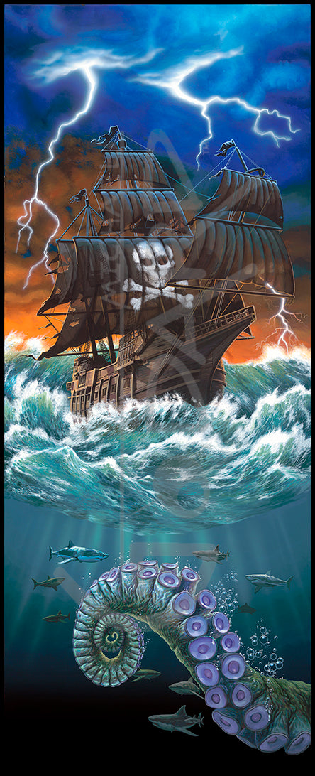 Michael Godard "The Kraken" Limited Edition Canvas Giclee