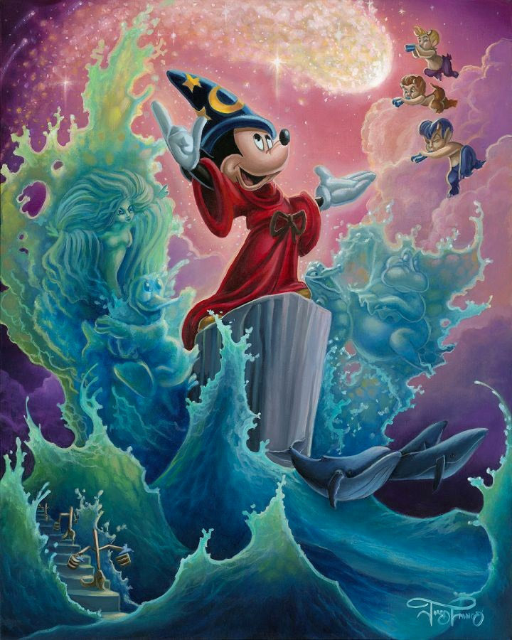 Jared Franco Disney "The Sorcerer's Finale" Limited Edition Canvas Giclee