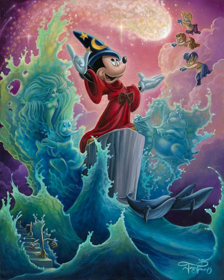 Jared Franco Disney The Sorcerer's Finale Limited Edition Canvas Giclee