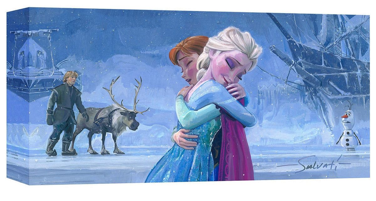 Jim Salvati Disney "The Warmth of Love" Limited Edition Canvas Giclee