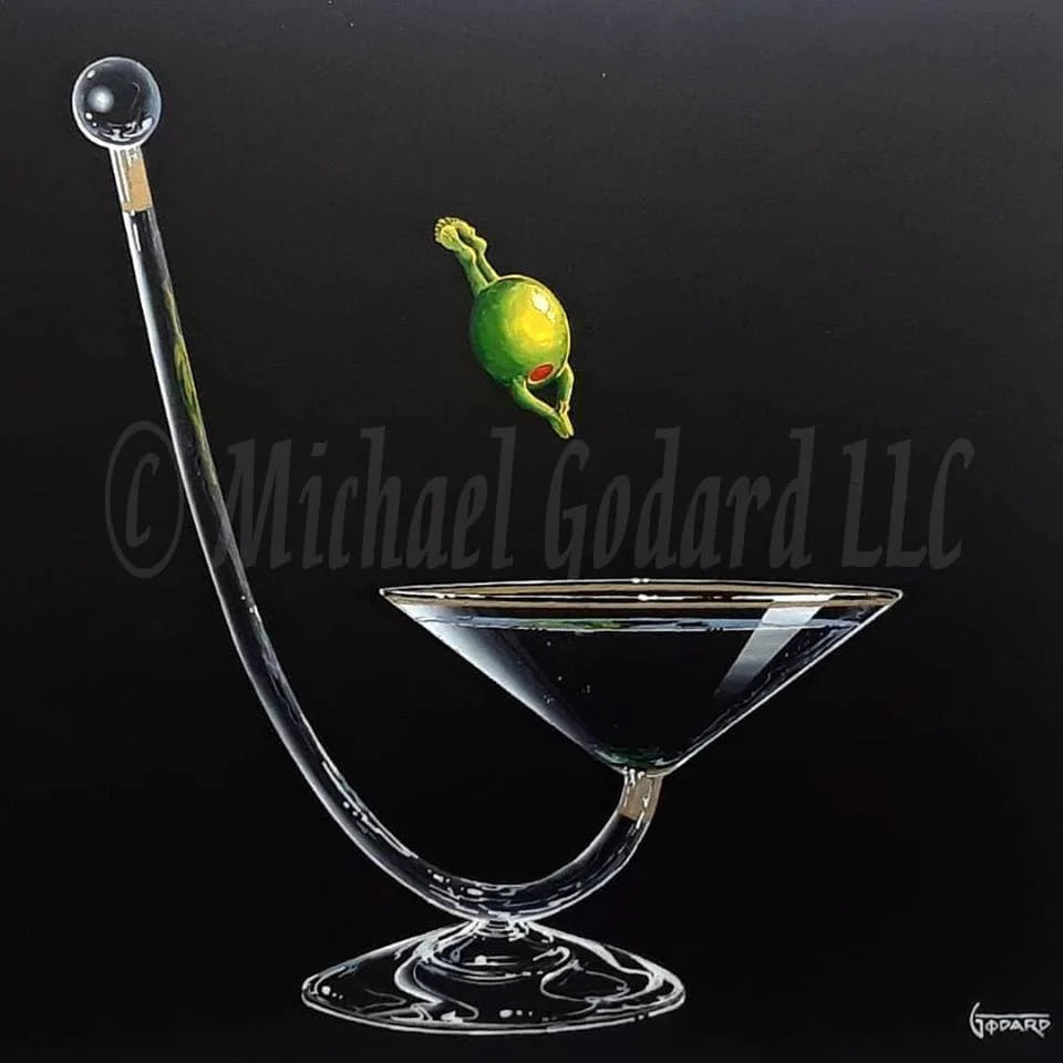 Michael Godard "The Dive" Limited Edition Canvas Giclee