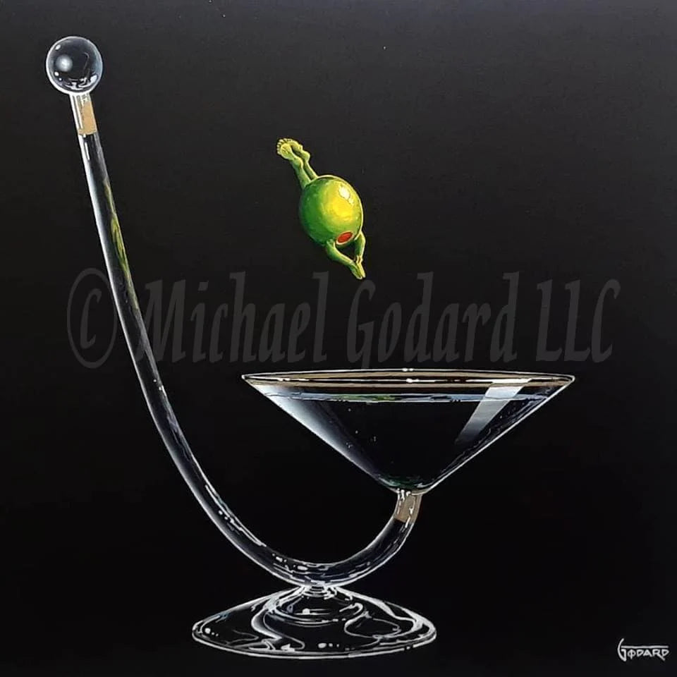 Michael Godard The Dive Limited Edition Canvas Giclee