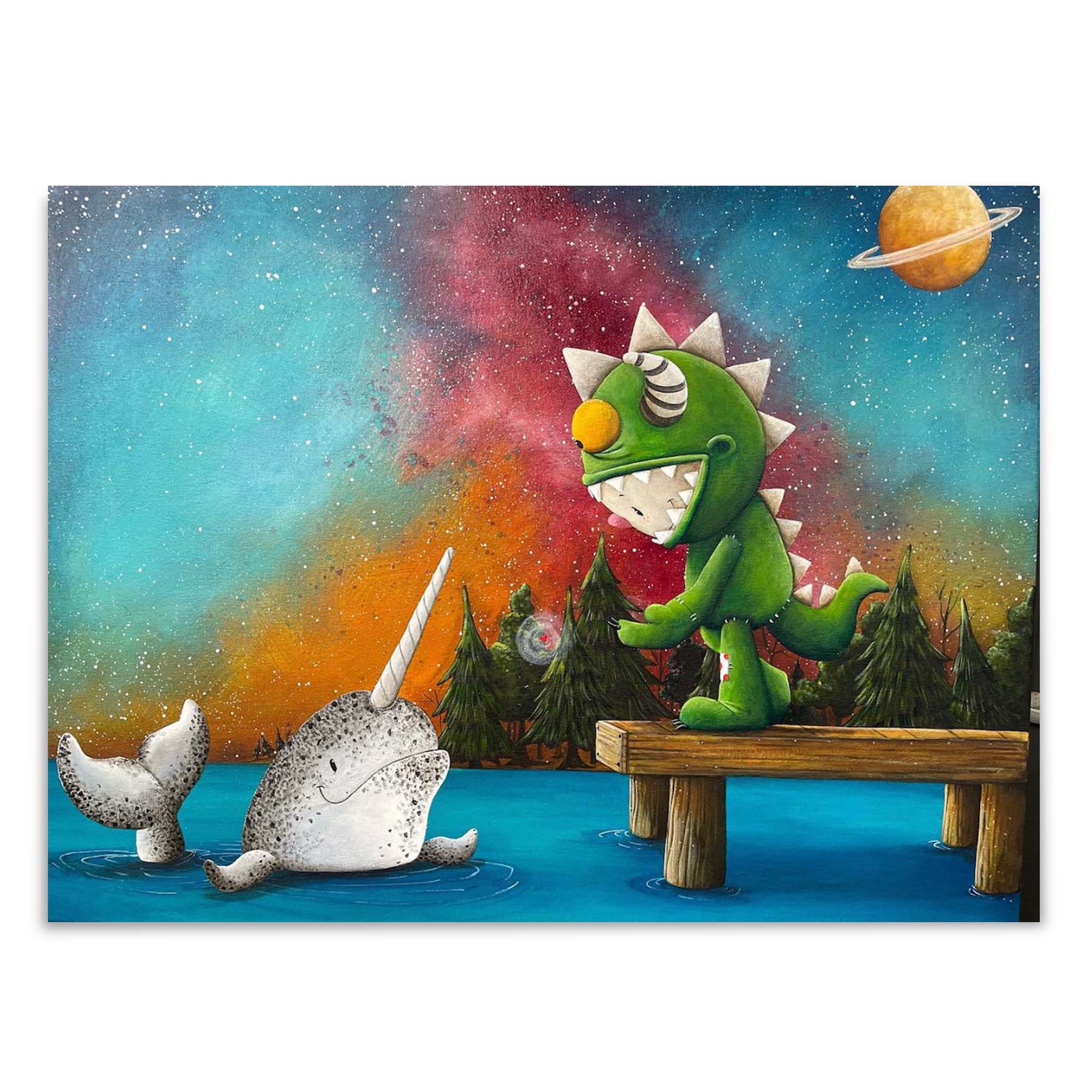 Fabio Napoleoni "The Feeling is Mutual" Limited Edition Canvas Giclee