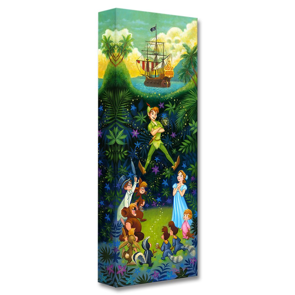 Tim Rogerson Disney The Hero of Neverland Limited Edition Canvas Giclee