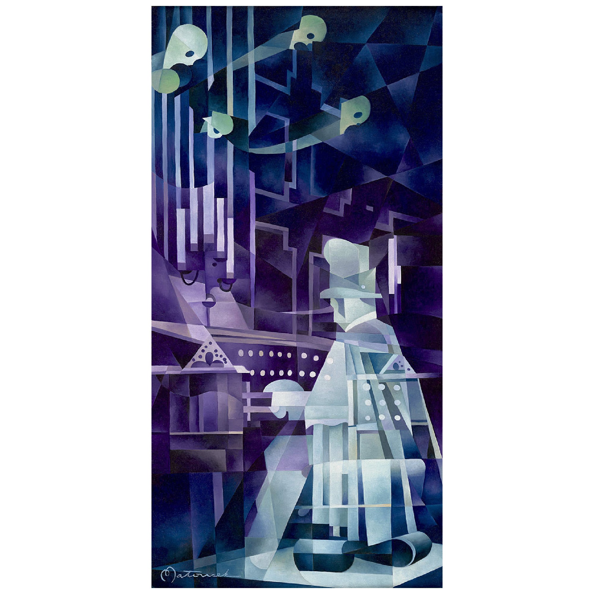 Tom Matousek Disney The Organist Limited Edition Canvas Giclee