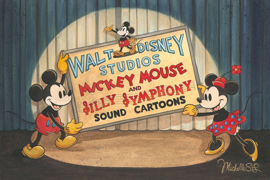 Michelle St. Laurent Disney "The Studio that Mice built" Limited Edition Canvas Giclee