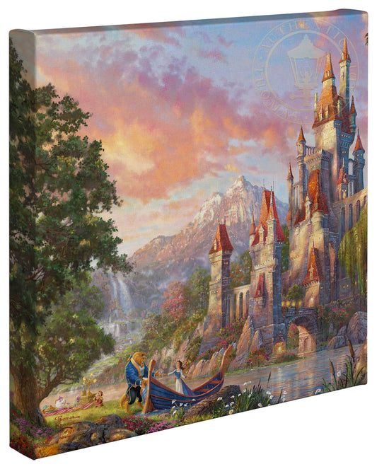 Thomas Kinkade Disney Dreams "Beauty and the Beast II" Limited and Open Canvas Giclee