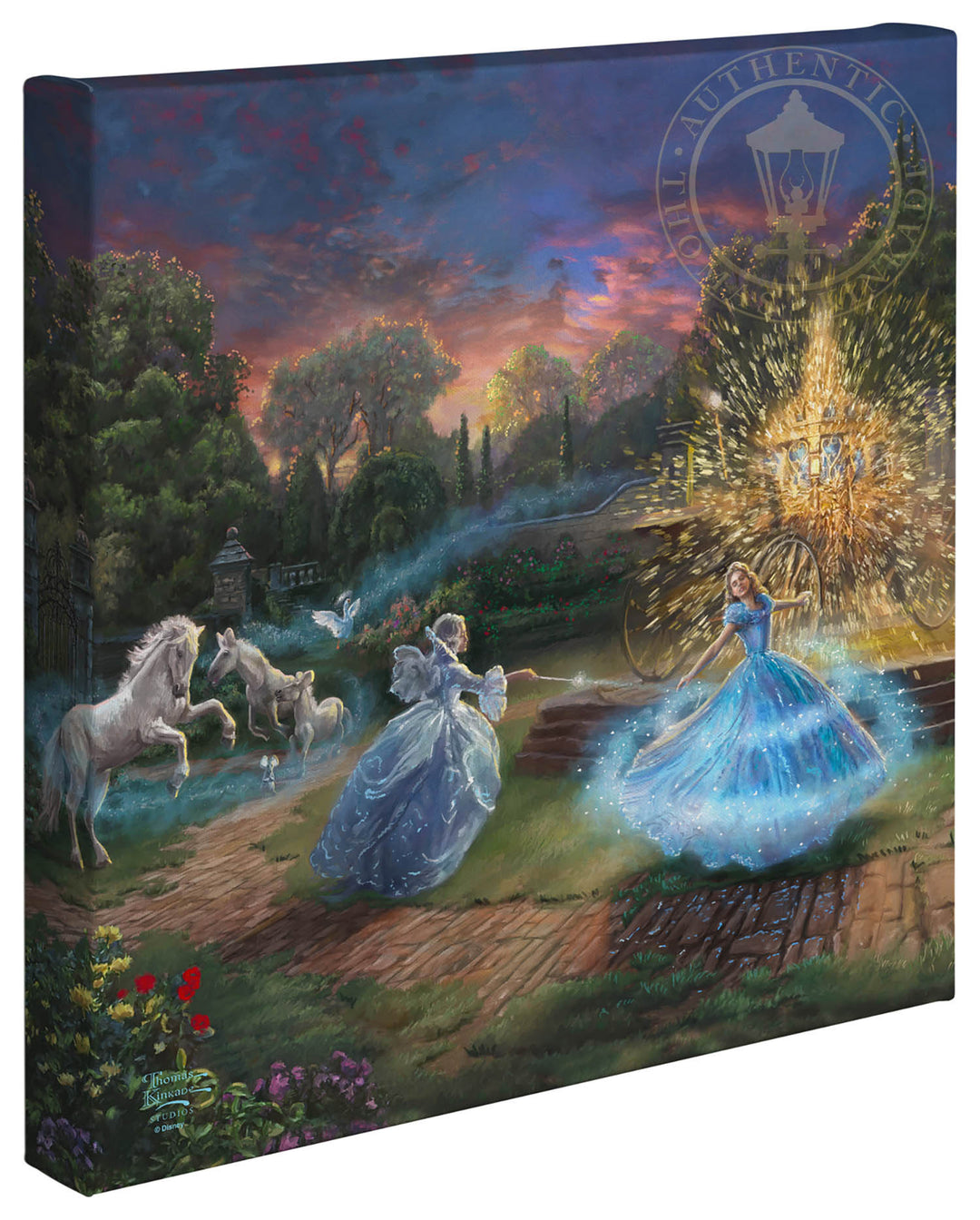Thomas Kinkade Disney Dreams Wishes Granted Limited and Open Canvas Giclee