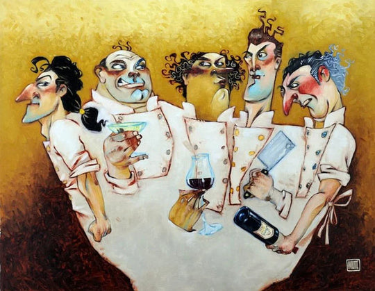 Todd White Those Mad Mad Chefs Limited Edition Canvas Giclee