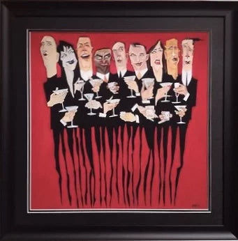Todd White Night at Nic's Limited Edition Canvas Giclee