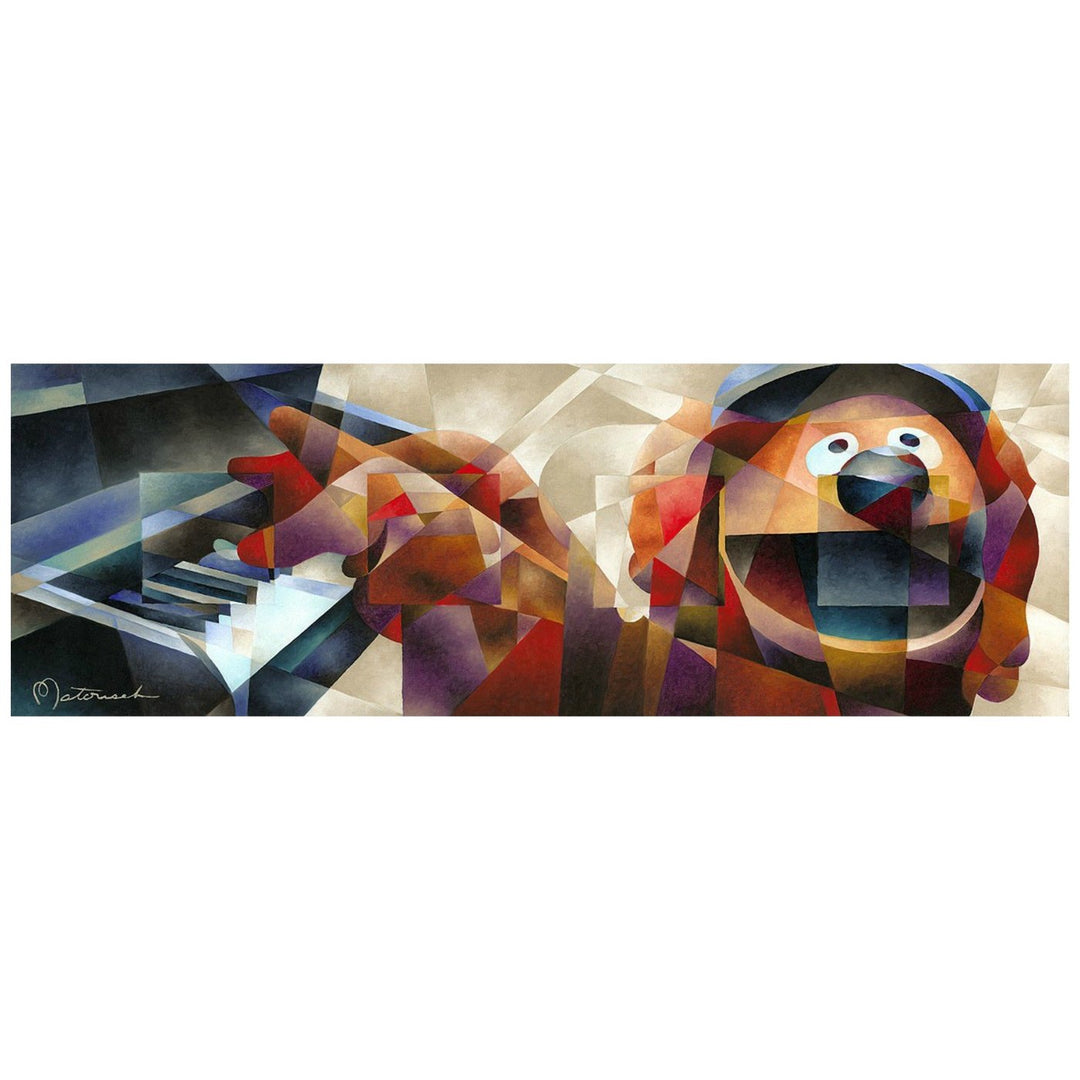 Tom Matousek Disney Tickling the Ivory Limited Edition Canvas Giclee