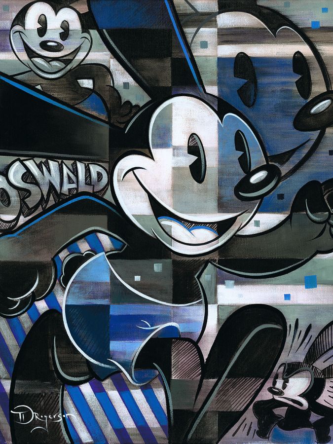Tim Rogerson Disney Two Lucky Feet Limited Edition Canvas Giclee