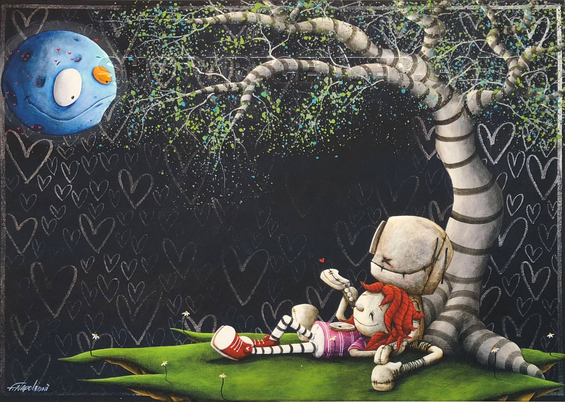 Fabio Napoleoni "To the Moon and Back" Limited Edition Paper Giclee