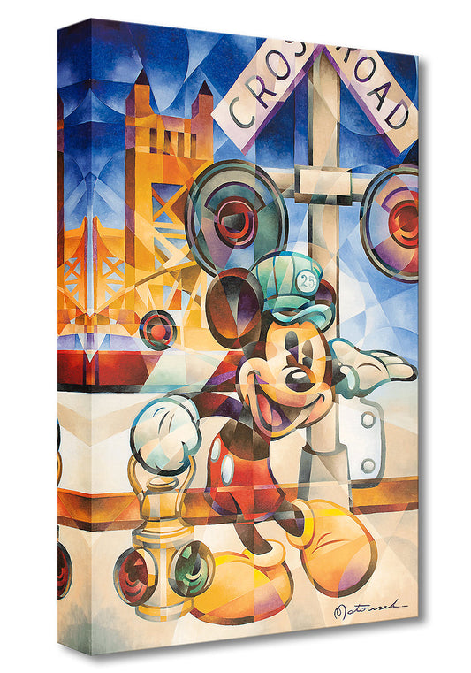 Tom Matousek Disney "Happy Engineer" Limited Edition Canvas Giclee