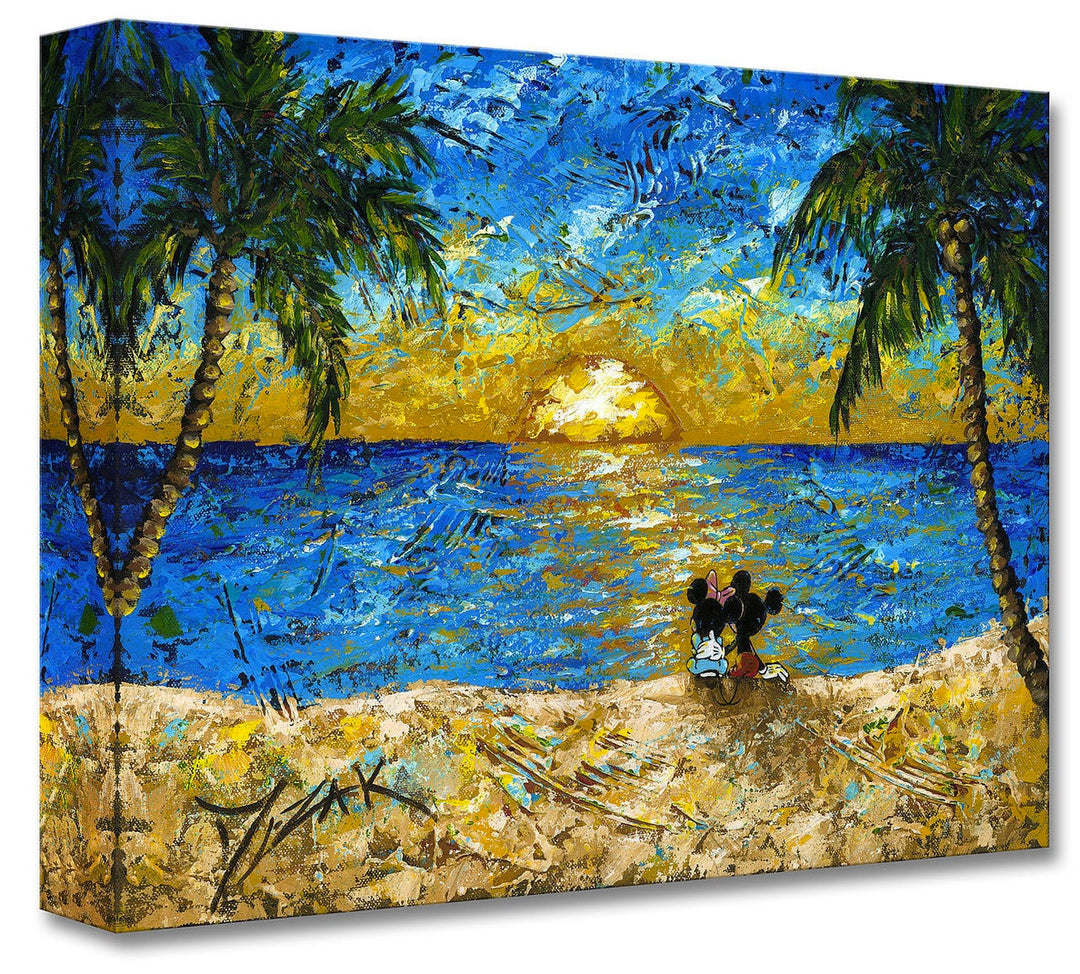 Trevor Mezak Disney Sunset for Minnie and Me Limited Edition Canvas Giclee