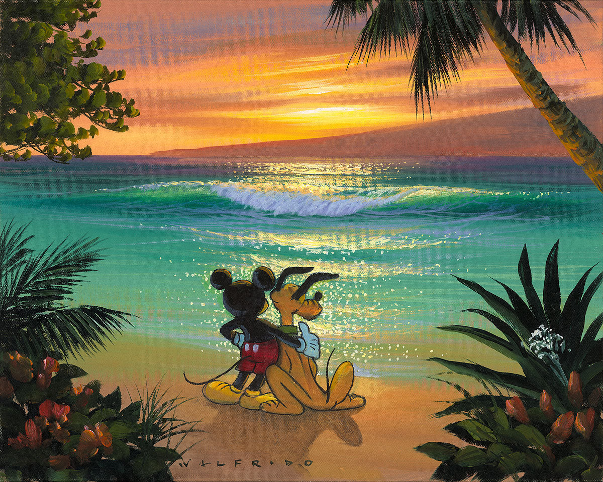 Walfrido Garcia Disney Best Friends Limited Edition Canvas Giclee