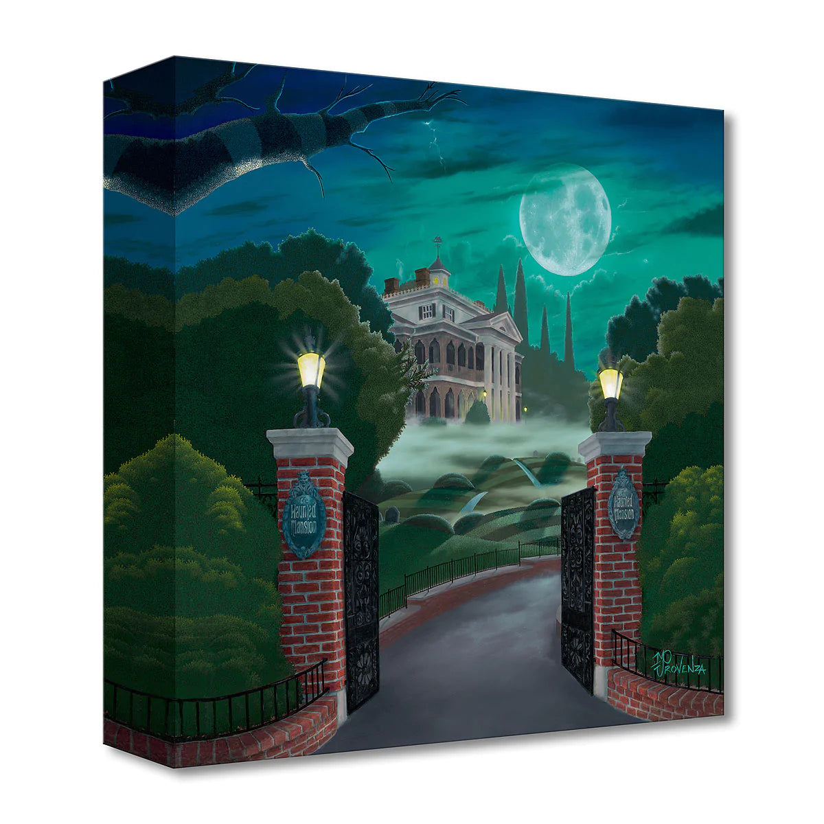 Michael Provenza Disney "Welcome to the Haunted Mansion" Limited Edition Canvas Giclee