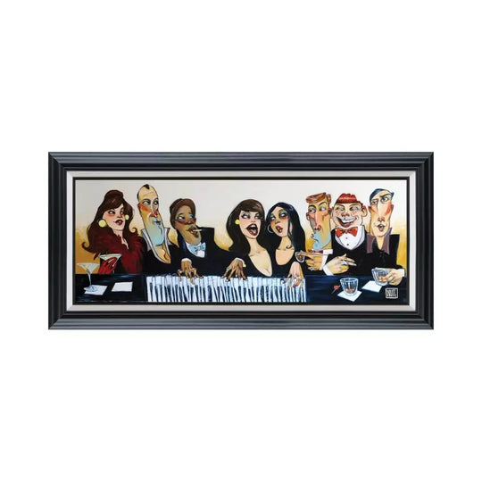 Todd White Passing Notes at a Bar Limited Edition Canvas Giclee