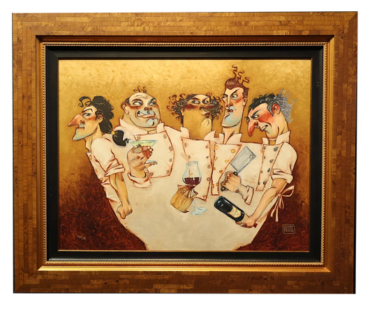 Todd White "Those Mad Mad Chefs" Limited Edition Canvas Giclee