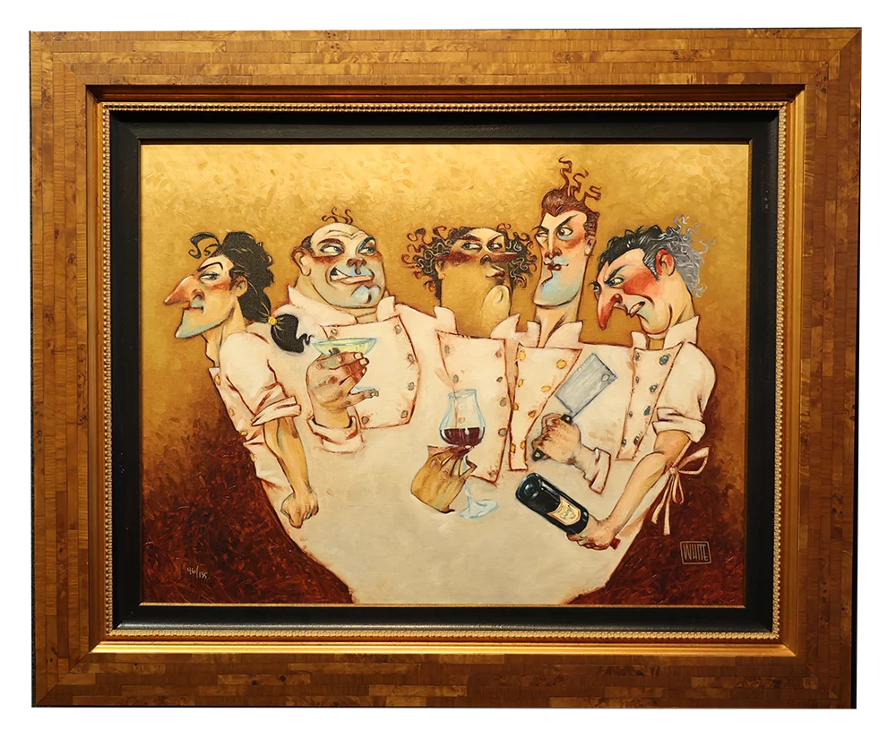 Todd White "Those Mad Mad Chefs" Limited Edition Canvas Giclee