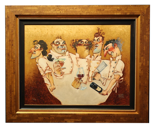 Todd White Those Mad Mad Chefs Limited Edition Canvas Giclee