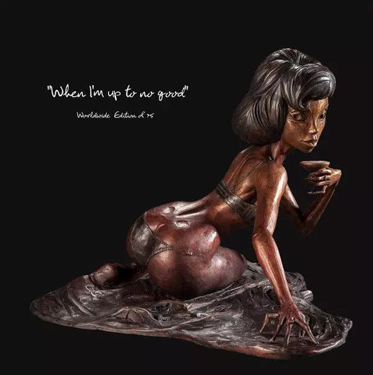 Todd White When I'm Up To No Good Limited Edition Bronze Sculpture