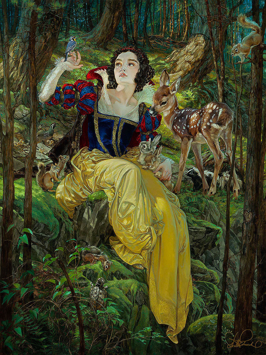 Heather Edwards Disney "With a Smile and a Song" Limited Edition Canvas Giclee