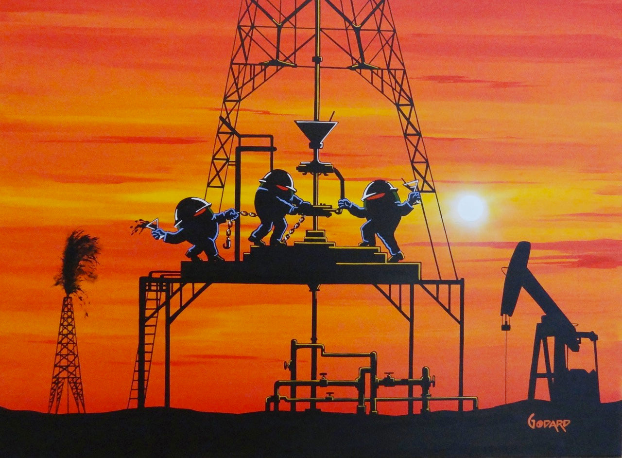 Michael Godard "You Know the Drill" Limited Edition Canvas Giclee